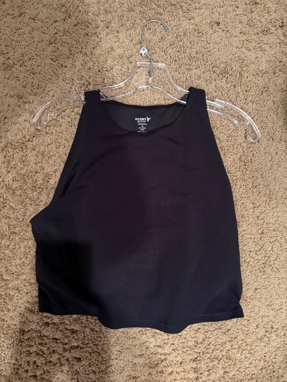 Old Navy Black Women's High-Neck Tank Top